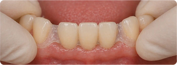 Adaptación a los dientes adyacentes