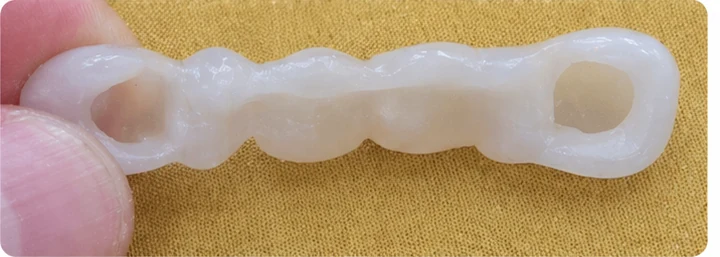 Demostración de ajuste del Denticor: colocación del recambio y modelado de su soporte DentiFlex · 4